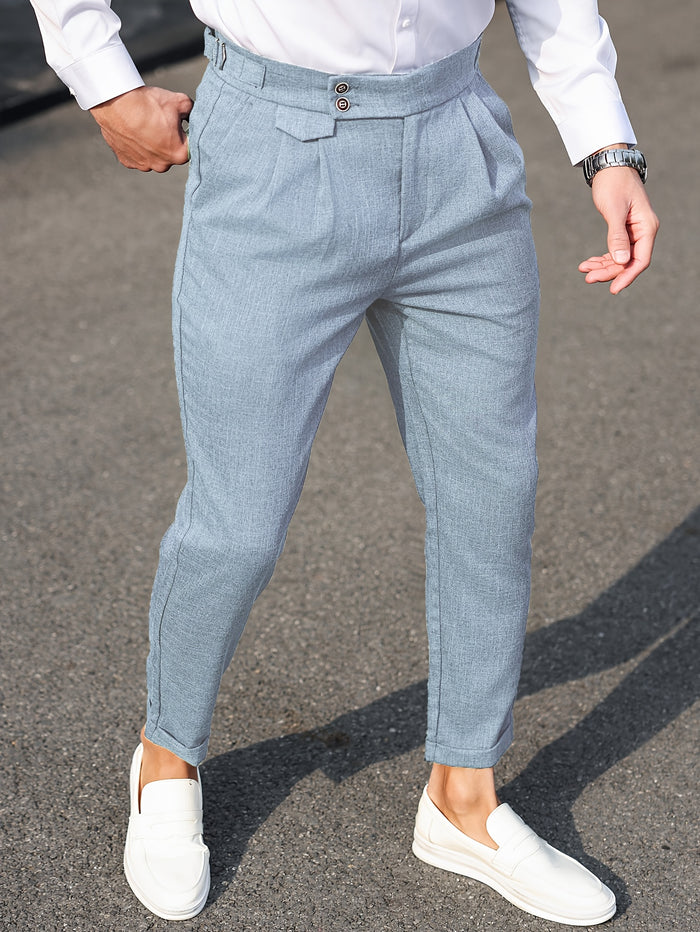 UNICORN Casual Fashion Versatile Suit with Pleated Long Pants s m l xl xxl