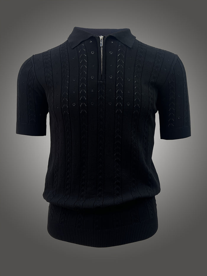 UNICORN Casual Men'S Top with a Polo Collar Knitted Sweater xs s m l xl xxl