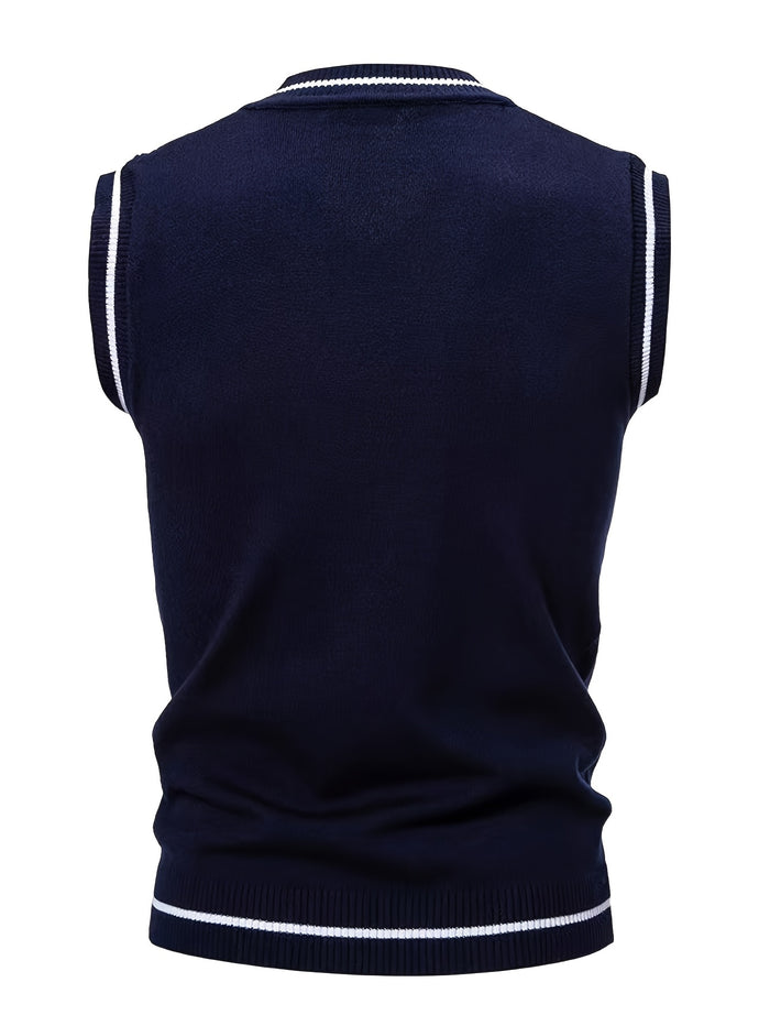 UNICORN Cross-Border Men Vest with a Twisted Knit Design s m l xl