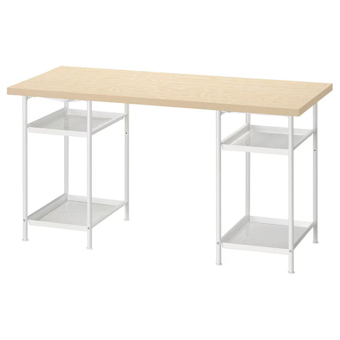 UNICORN Desk vibrant pine white 140x60 cm