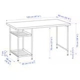 UNICORN Desk white 120x60 cm