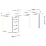 UNICORN Desk white 140x60 cm