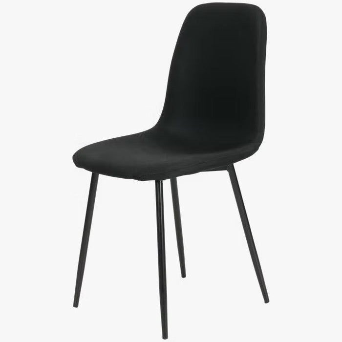 UNICORN Dining room chair side chairs oak with metal legs (l x w x h) 44 x 54 x 87 cm