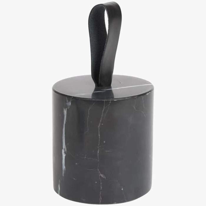 UNICORN Doorstop marble black and white 8.5 x 8.5 x 9 cm