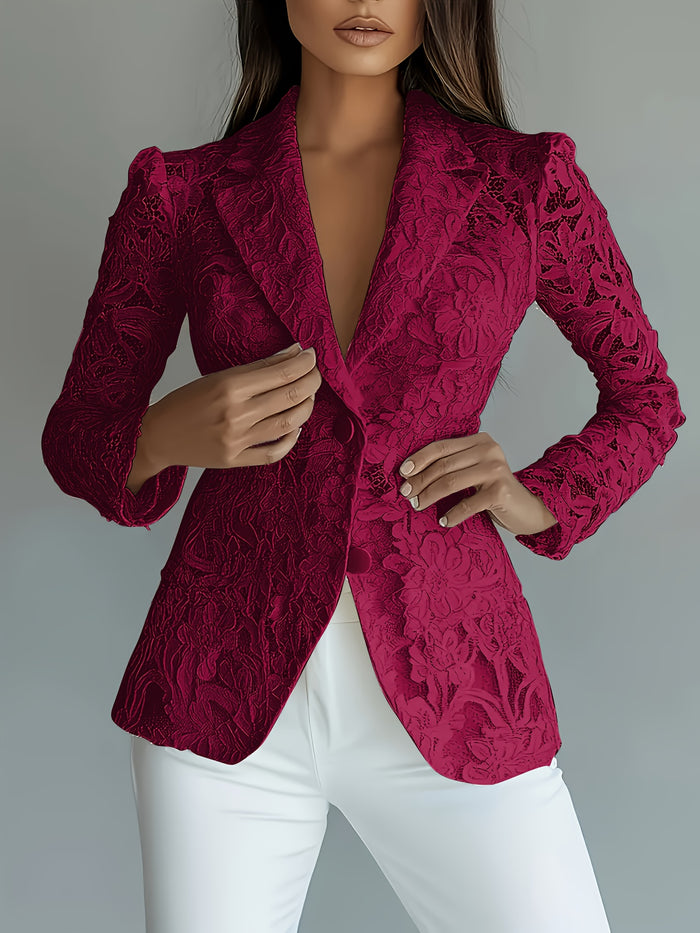 UNICORN Elegant Semi-Sheer Spring And Summer Blazer with Lining for Women s m l xl xxl