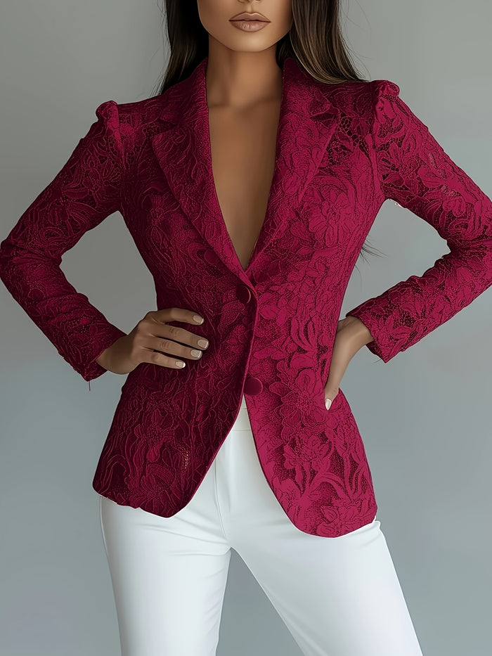 UNICORN Elegant Semi-Sheer Spring And Summer Blazer with Lining for Women s m l xl xxl