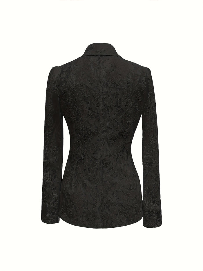 UNICORN Elegant Semi-Sheer Spring And Summer Blazer with Lining for Women s m l xl xxl