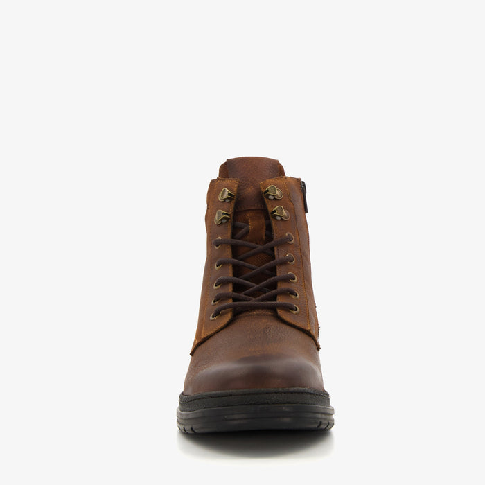 UNICORN Leather men's lace-up boots brown 40 41 42 43 44 45 46