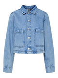 UNICORN Light Blue Cropped Denim Jacket Trendy Short Denim Jacket for Women xs s m l xl