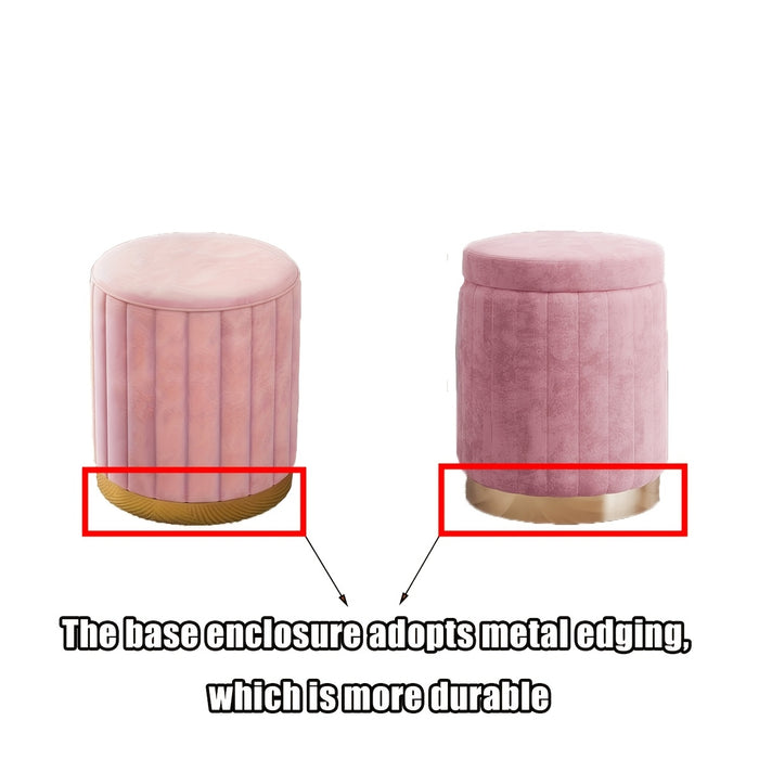 UNICORN Light Luxury Round Makeup Stool, Bedroom Internet Celebrity Sofa Chair