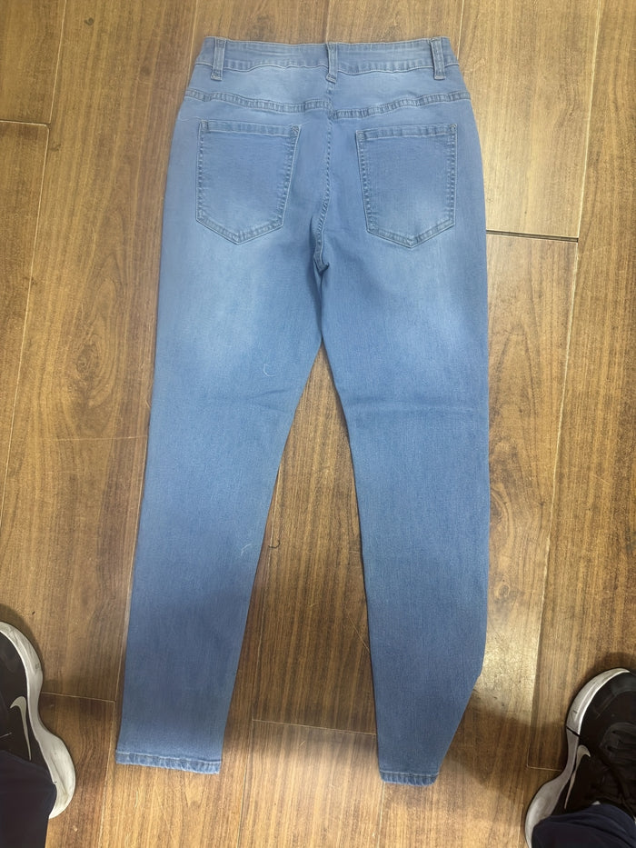 UNICORN Men Casual Slim-Fit Stretch Pants Blue Grey s m l xl xxl