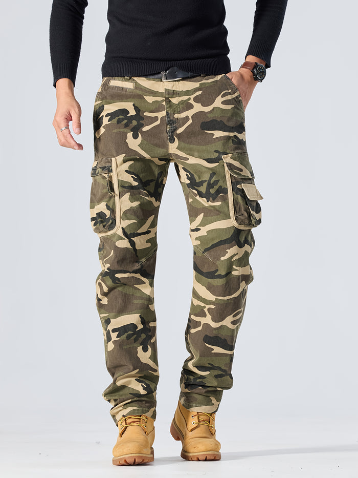UNICORN Men Street Style Multi-Pocket Camouflage Cargo Pants s m l xl xxl