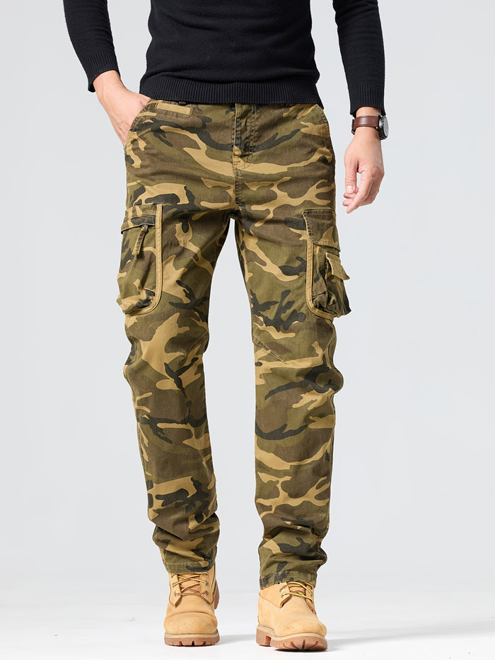 UNICORN Men Street Style Multi-Pocket Camouflage Cargo Pants s m l xl xxl