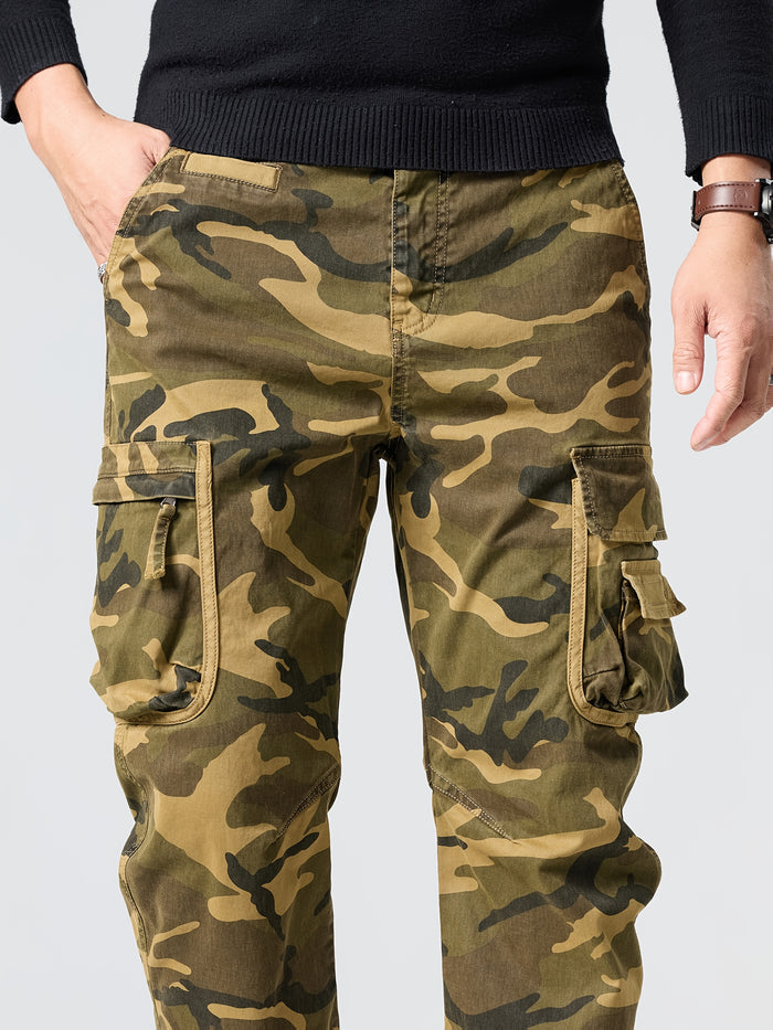 UNICORN Men Street Style Multi-Pocket Camouflage Cargo Pants s m l xl xxl