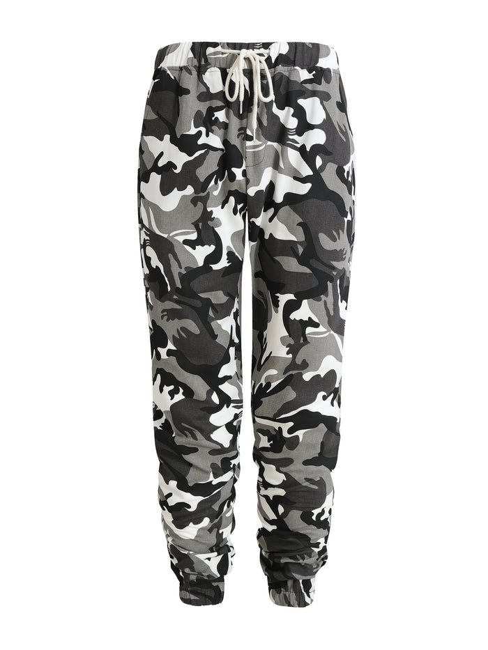 UNICORN Men's Drawstring Spring/Autumn Pure Cotton Camouflage Casual Pants xs s m l xl xxl