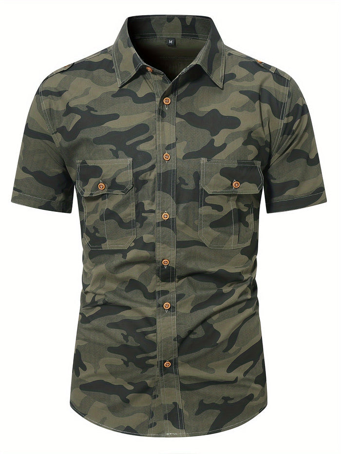 UNICORN Men'S Dress Shirt Army Green s m l xl xxl