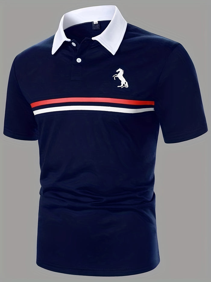 UNICORN Men's Fashion Casual Short Sleeve Printed Shirt