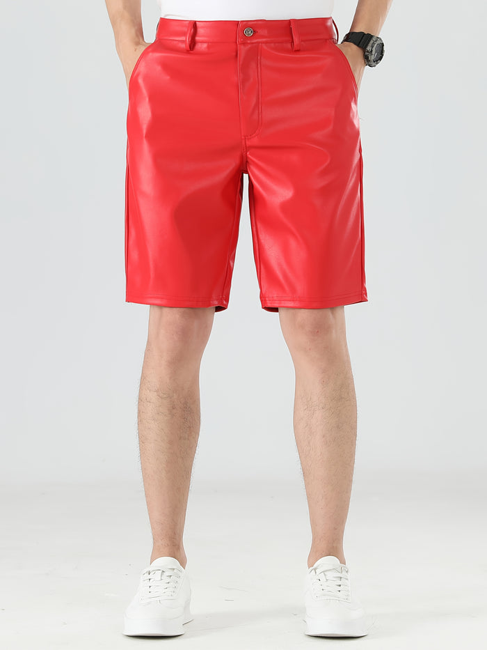 UNICORN Mens Faux Leather Shorts s m l xl xxl
