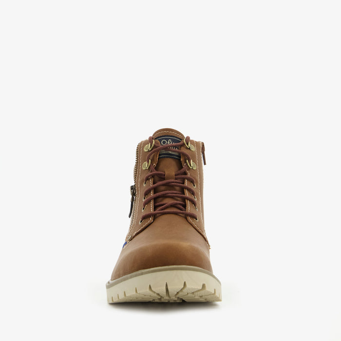 UNICORN Men's lace-up boots brown/cognac 40 41 42 43 44 45 46