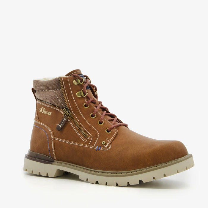 UNICORN Men's lace-up boots brown/cognac 40 41 42 43 44 45 46