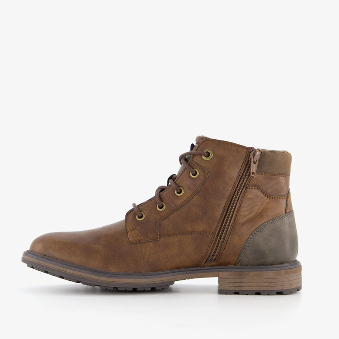 UNICORN men's lace-up boots dark brown 40 41 42 43 44 45 46