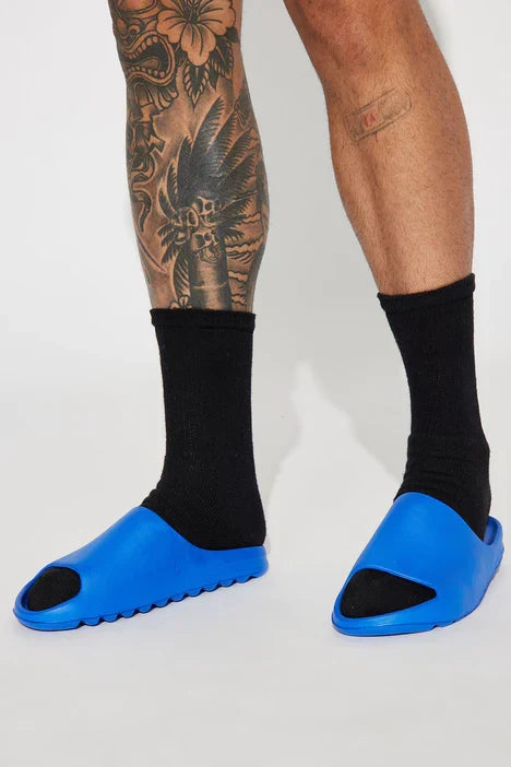 UNICORN Men's slippers black blue brown beige green gray yellow s m l