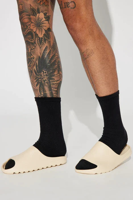 UNICORN Men's slippers black blue brown beige green gray yellow s m l