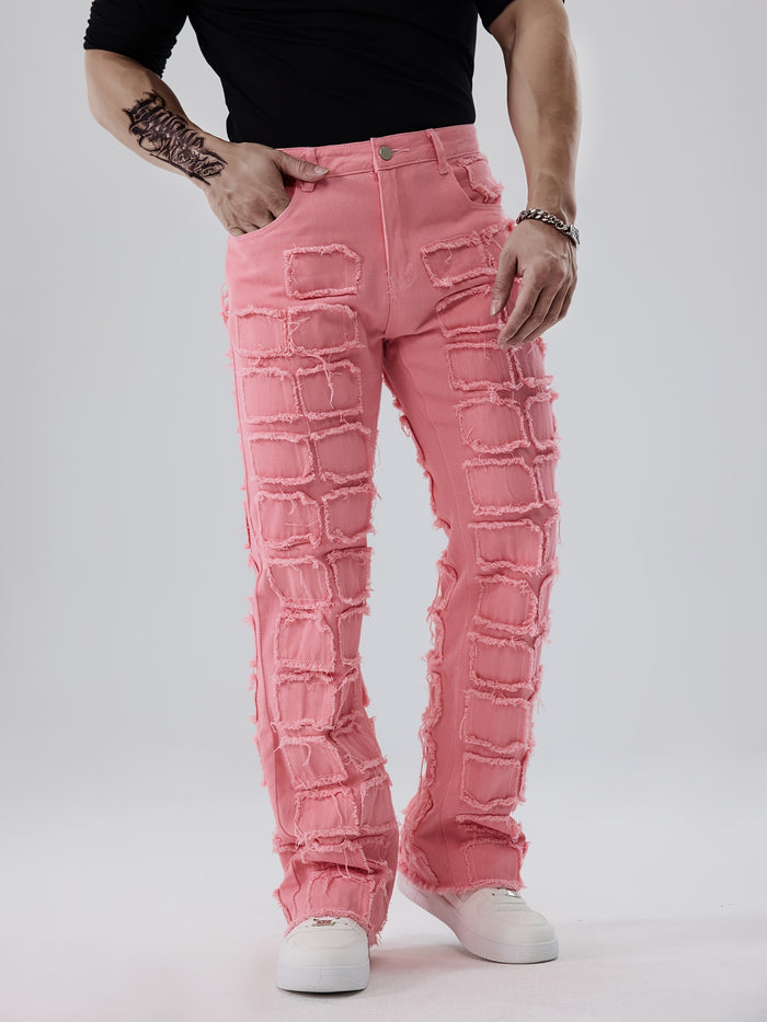 UNICORN Men'S Stylish Patchwork Casual Jeans s m l xl xxl
