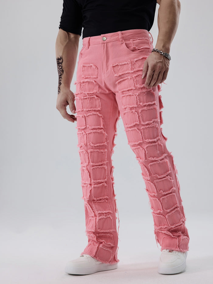 UNICORN Men'S Stylish Patchwork Casual Jeans s m l xl xxl