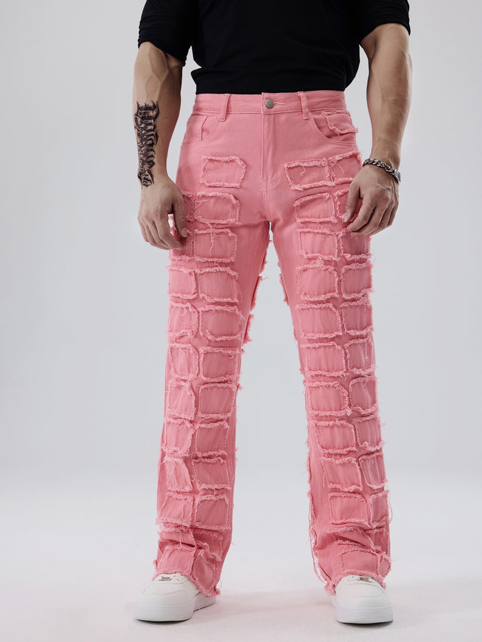 UNICORN Men'S Stylish Patchwork Casual Jeans s m l xl xxl