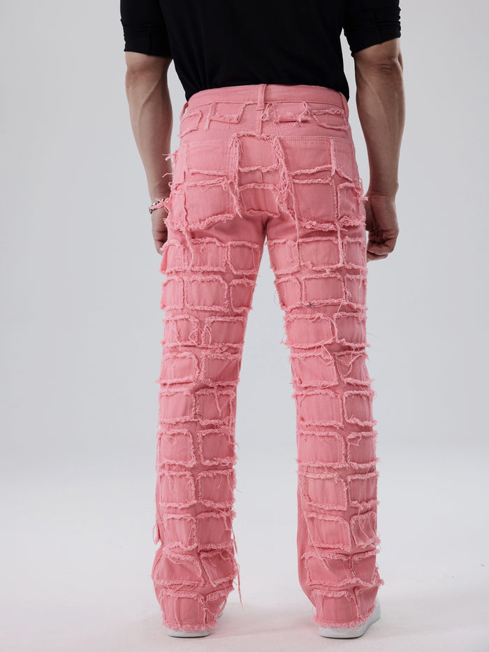 UNICORN Men'S Stylish Patchwork Casual Jeans s m l xl xxl