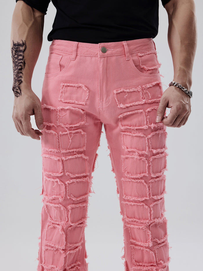 UNICORN Men'S Stylish Patchwork Casual Jeans s m l xl xxl