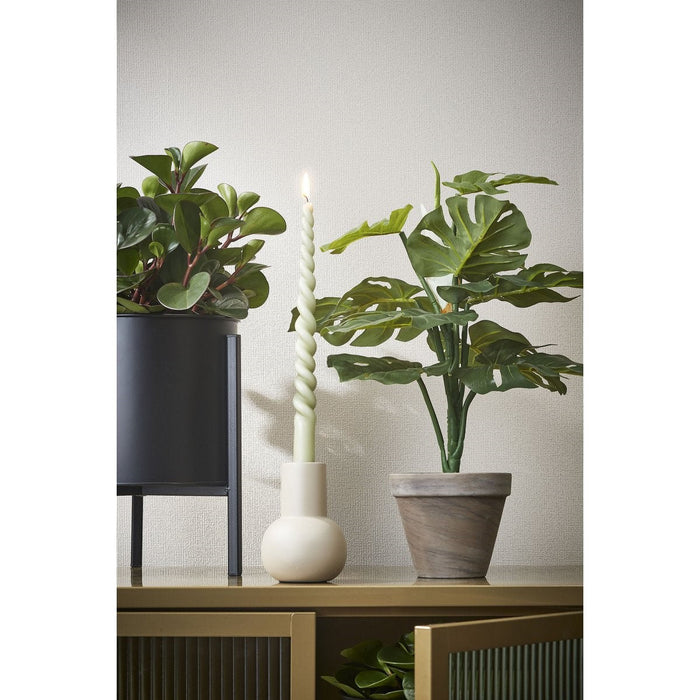 UNICORN Monstera Artificial Plant in Flower Pot Stan - H48 x Ø39 cm - Green