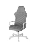 UNICORN Office chair gaming chair with adjustable backrest wheels artificial leather black gray height: 128 cm Width: 43 cm Depth: 64 cm