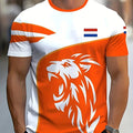 UNICORN Orange Dutch Lion Men's 3D Digital Print T-Shirt s m l xl xxl xxxl