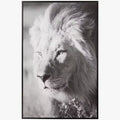 UNICORN Painting Canvas Frame Animal Print Black and White 57.5 x 37.5 cm