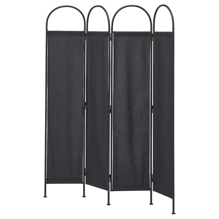 UNICORN Partition wall black 150x175 cm