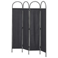 UNICORN Partition wall black 150x175 cm