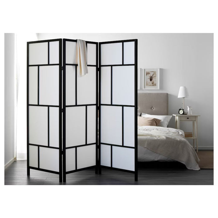 UNICORN Partition wall white black 216x185 cm