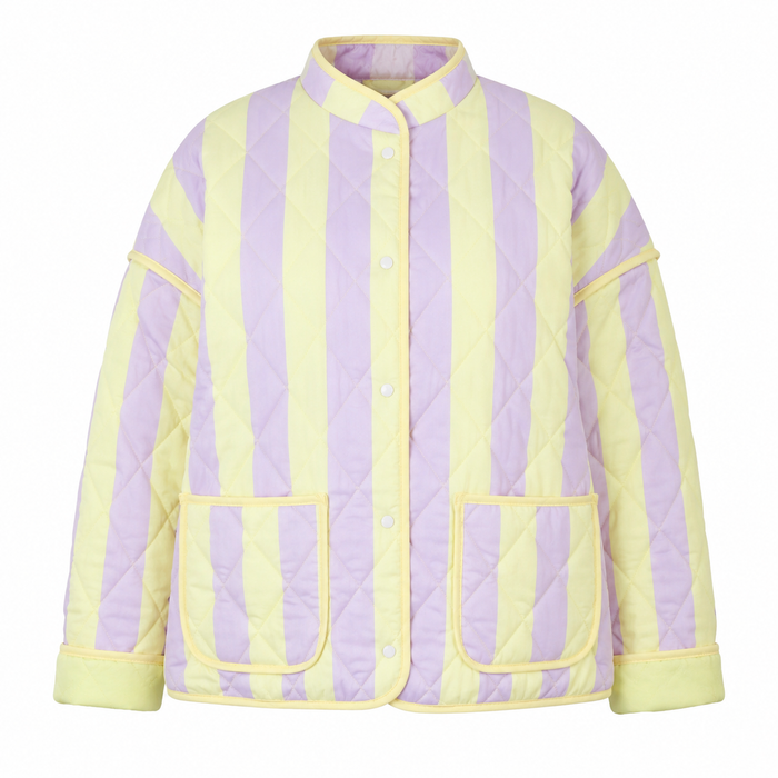 UNICORN Pastel quilted jacket lilac/yellow trendy quilted women's jacket s m l xl