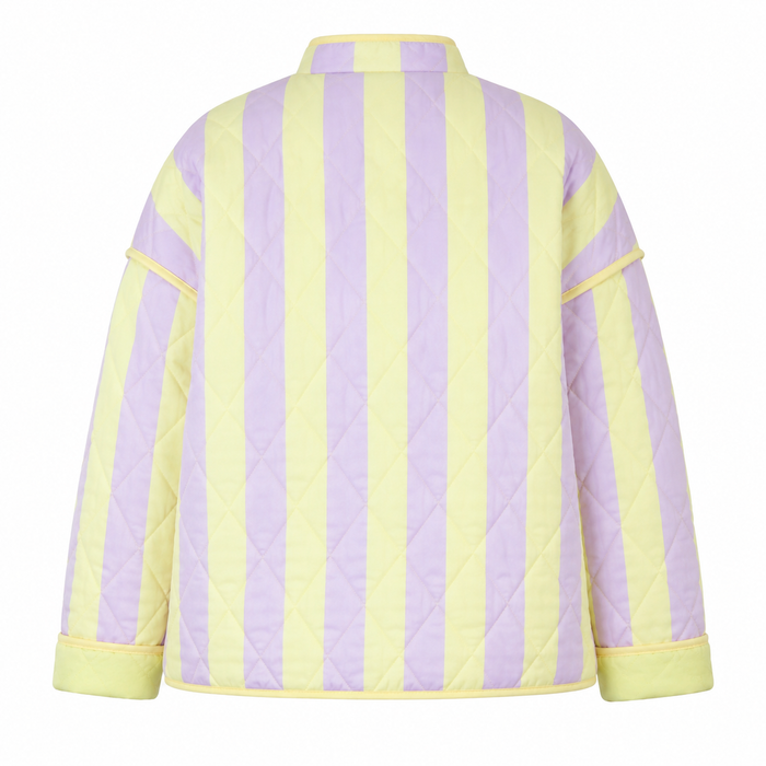 UNICORN Pastel quilted jacket lilac/yellow trendy quilted women's jacket s m l xl