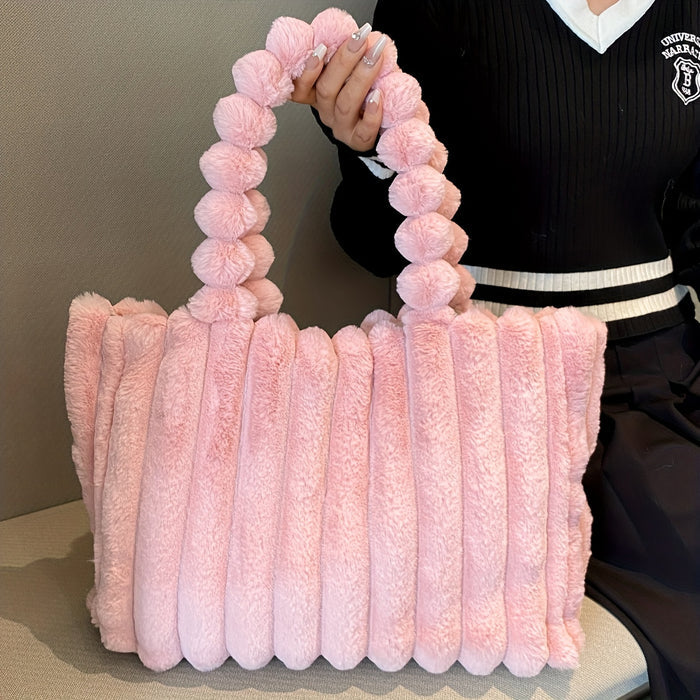 UNICORN Plush Bag Winter Small Square High-grade Hand Bill of Lading Shoulder Crossbody