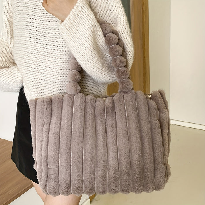 UNICORN Plush Bag Winter Small Square High-grade Hand Bill of Lading Shoulder Crossbody