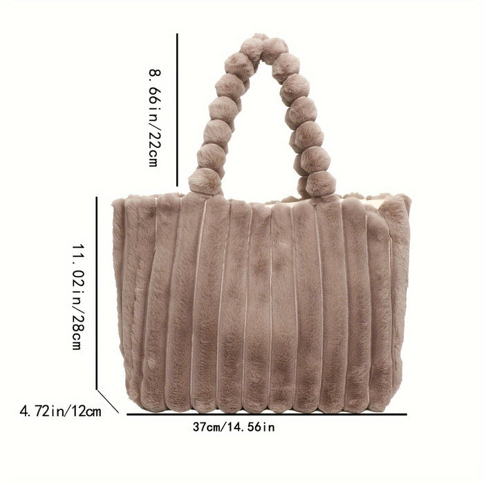 UNICORN Plush Bag Winter Small Square High-grade Hand Bill of Lading Shoulder Crossbody