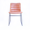 UNICORN Side chair cognac brown