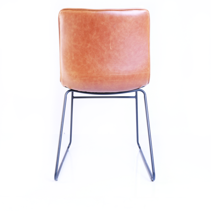UNICORN Side chair cognac brown