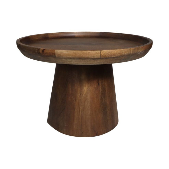 UNICORN Side table wood matt brown 60x60x40 cm