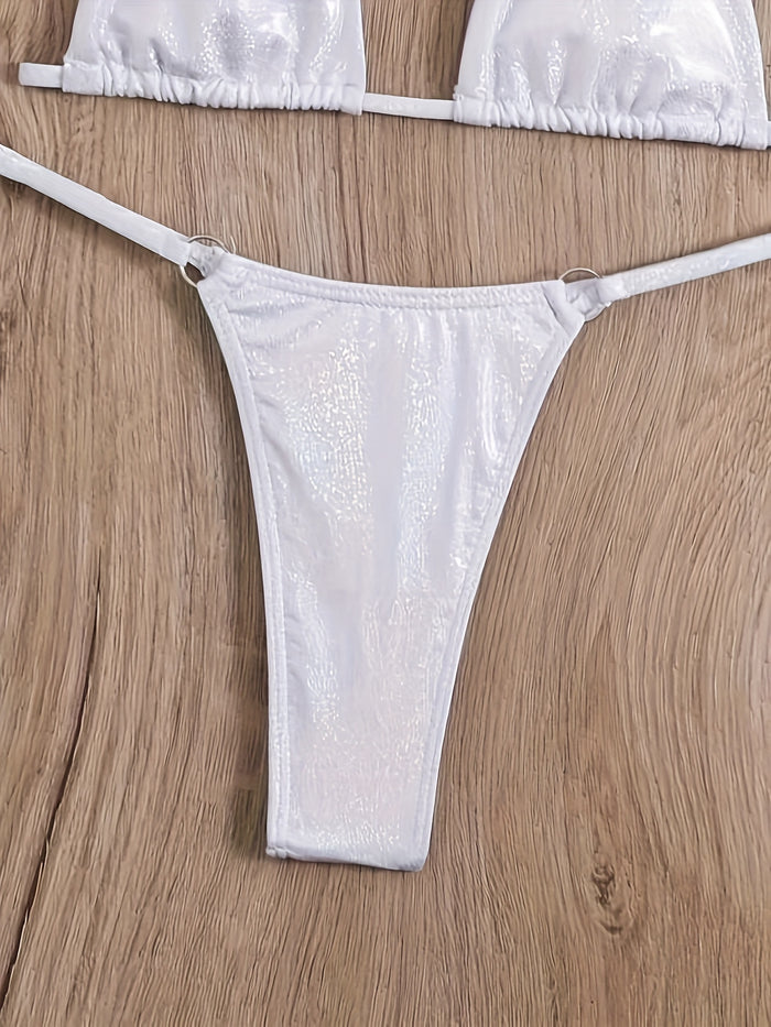 UNICORN Solid Color Hot And Sexy Triangle Cup Bikini xs s m l xl