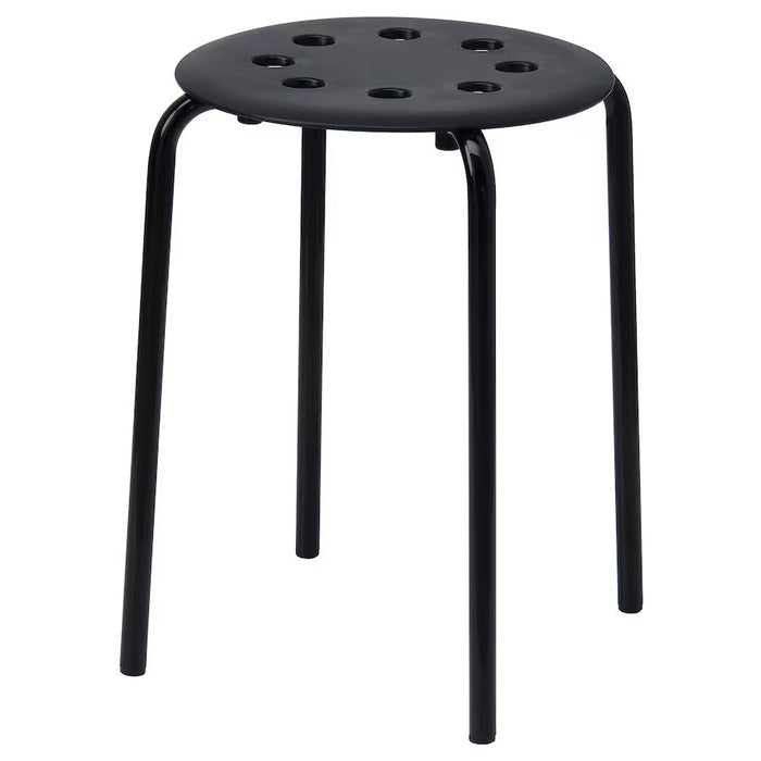 UNICORN Stool black and white 45 cm