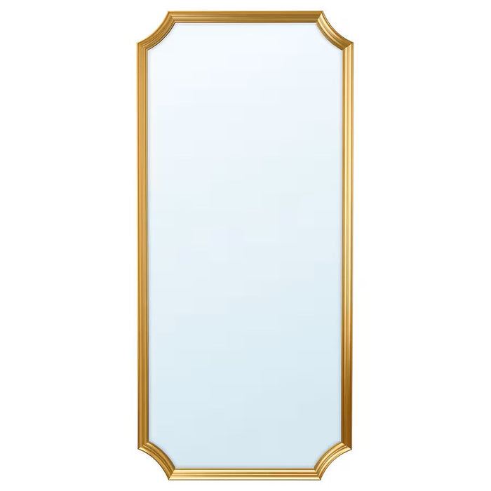 UNICORN Svansele Mirror, gold colour, 73x158 cm